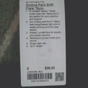 NWT Lululemon Groove SHR Legging